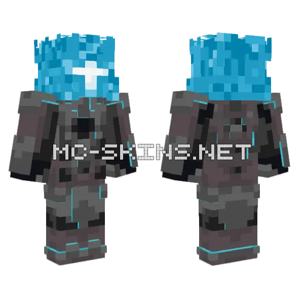 Mickeys Omni V2 Minecraft skin, front and back