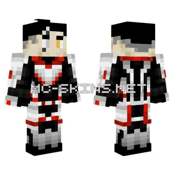 Midas Endgame Minecraft skin, front and back