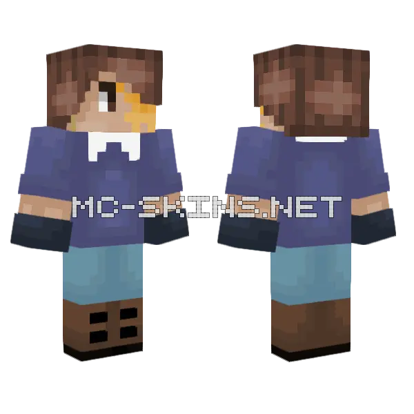 Midas Gold Outfit Minecraft skin, front and back
