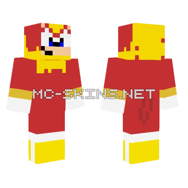 Midas The Lion Fanmade Minecraft skin, front and back