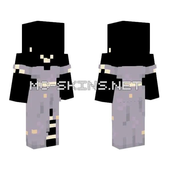 Midnight Ob Minecraft skin, front and back
