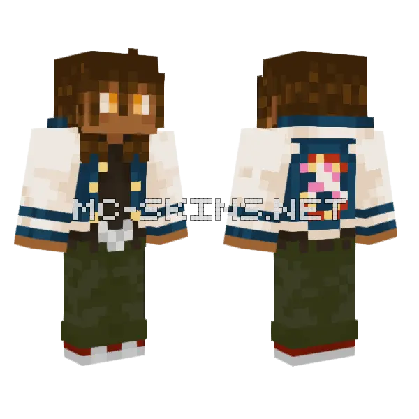 Mightv School Uniform, front and back