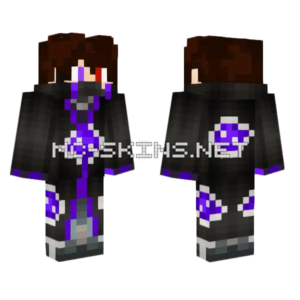 Migkel Akatsuki Skin Minecraft skin, front and back