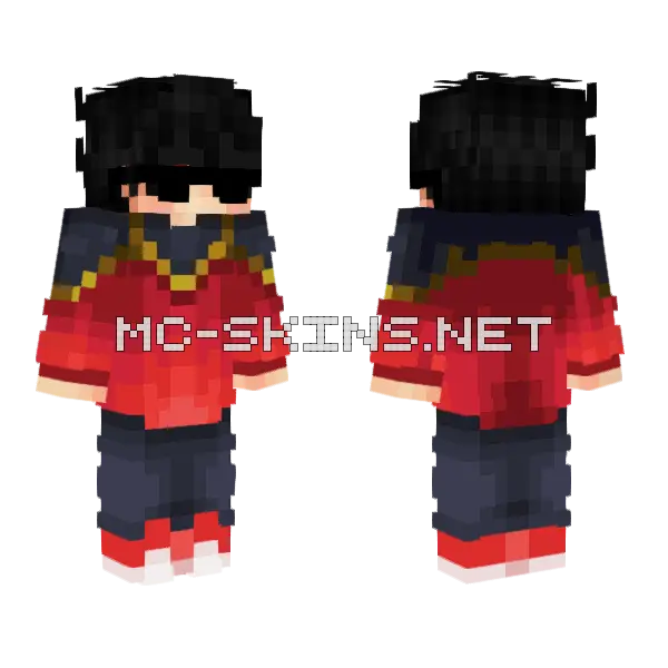 Migrator S Cape Minecraft skin, front and back