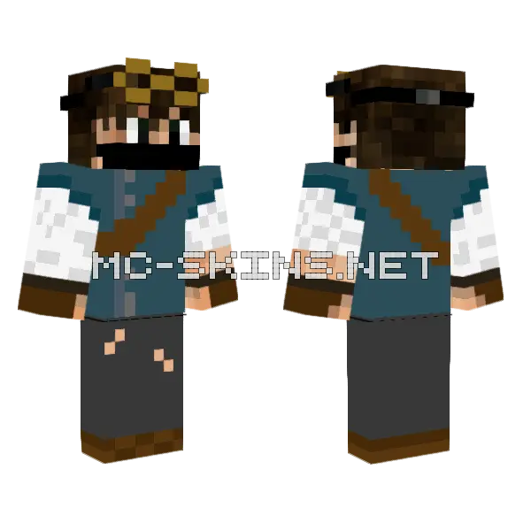 Mik Taurus Minecraft skin, front and back