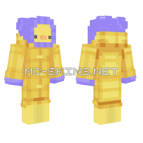 Mika Minecraft skin, front and back