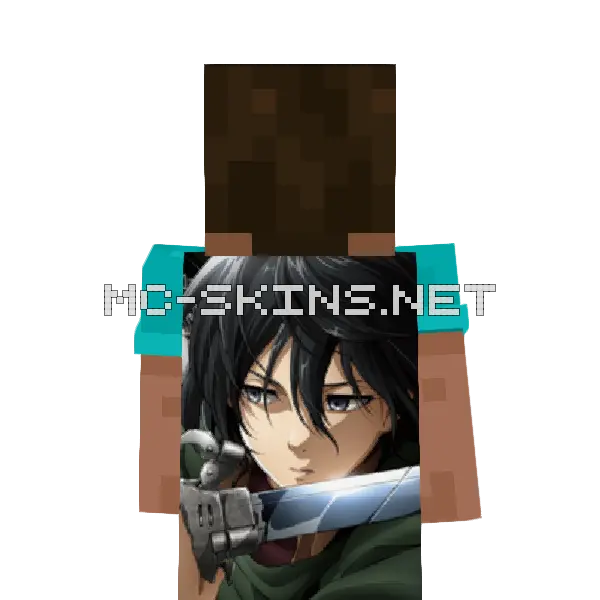 Mikasa Ackerman cape, outside and lining
