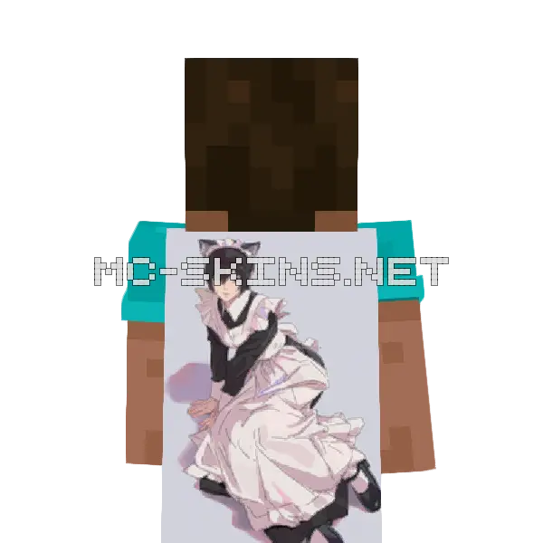 Mikasa Ackerman Maid cape, outside and lining