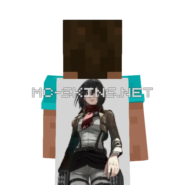 Mikasa Ackerman Military cape, outside and lining
