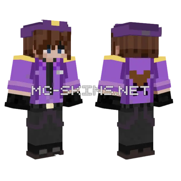 Mike Schdmit Minecraft skin, front and back
