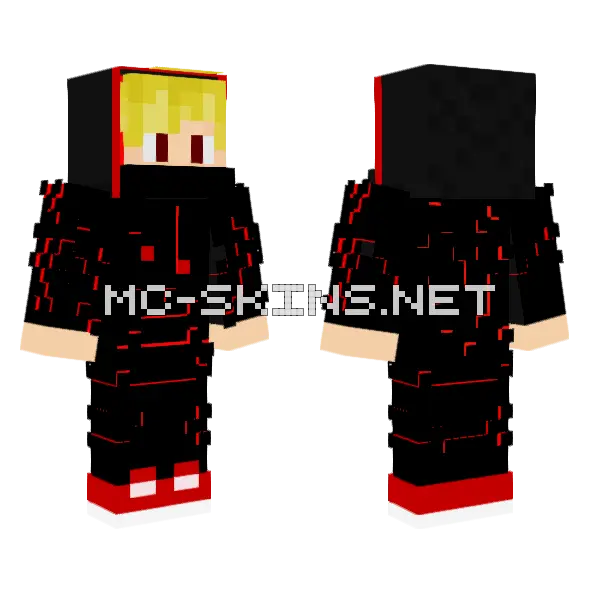 Mikl Human Minecraft skin, front and back