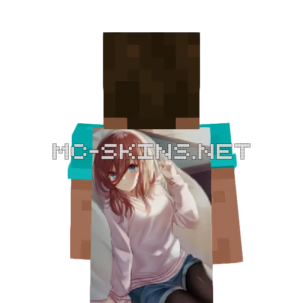 Miku Nakano Sweater cape, outside and lining