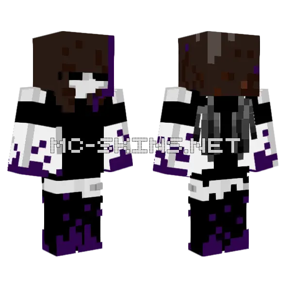 Mila Dark Angel Minecraft skin, front and back