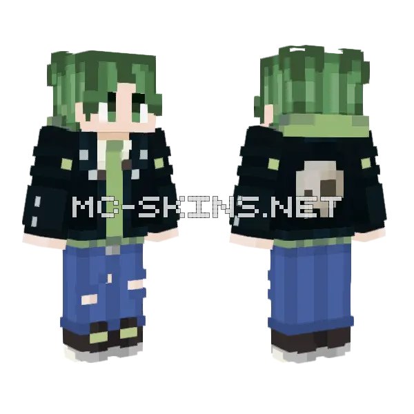 Mile Skin Minecraft skin, front and back