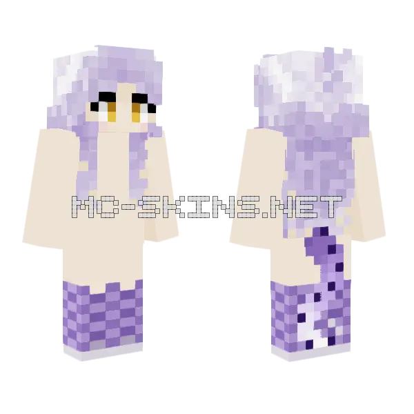 Milena Minus Outfit Minecraft skin, front and back