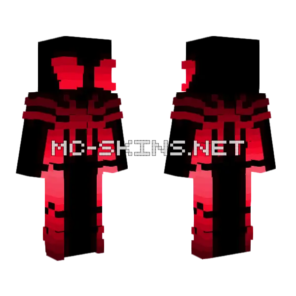 Miles Morales Future Foundation Minecraft skin, front and back
