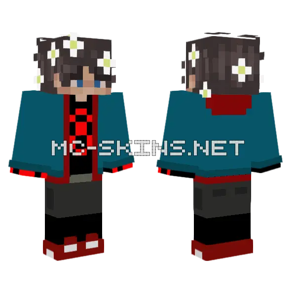 Miles Morales Skin Minecraft skin, front and back