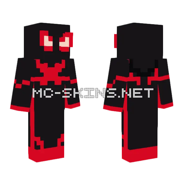 Miles Morales Skin Minecraft skin, front and back
