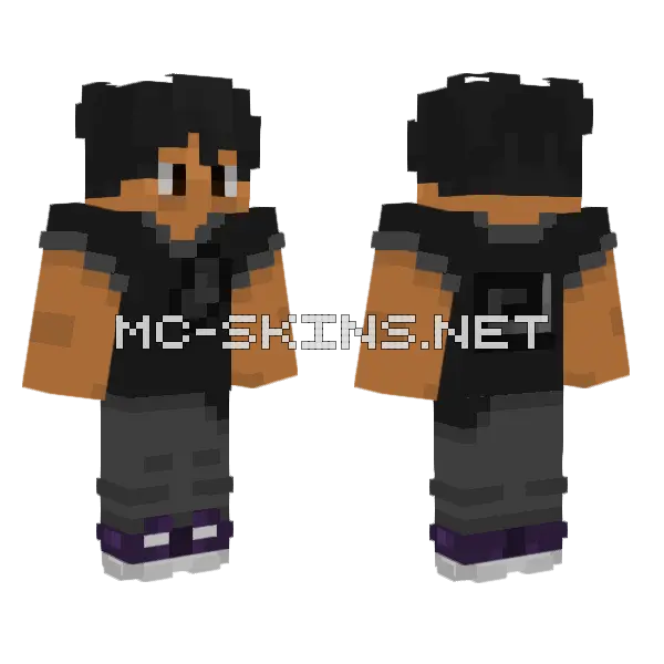 Milestone 1 Networker Minecraft skin, front and back