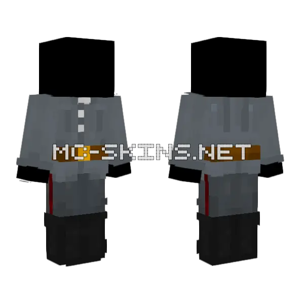 Military Coat Skin Minecraft skin, front and back