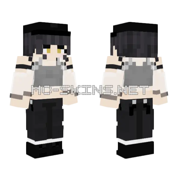 Milk Skin Minecraft skin, front and back