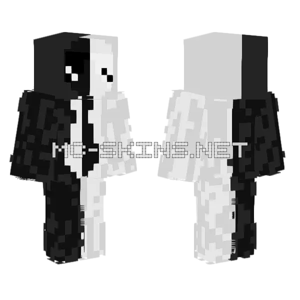 Milkwave Minecraft skin, front and back