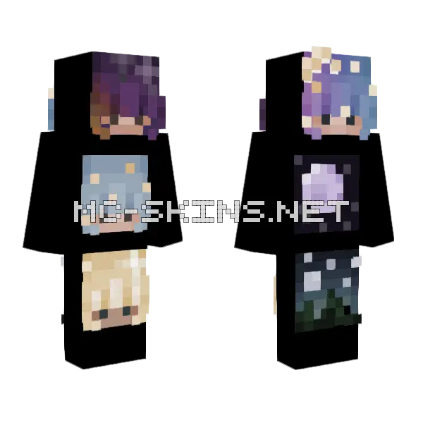 Milky Way Ce Minecraft skin, front and back