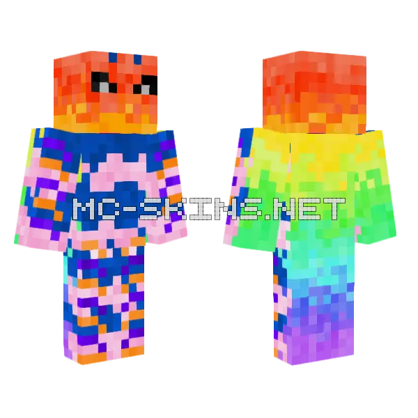 Millie The Millapeid Minecraft skin, front and back