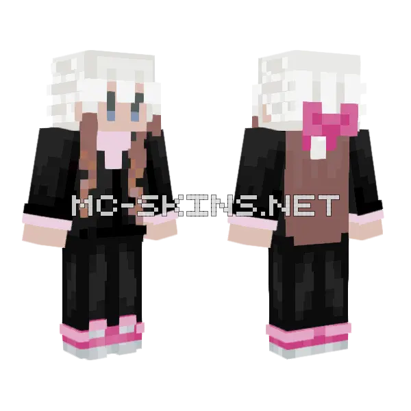Mily Judge Minecraft skin, front and back