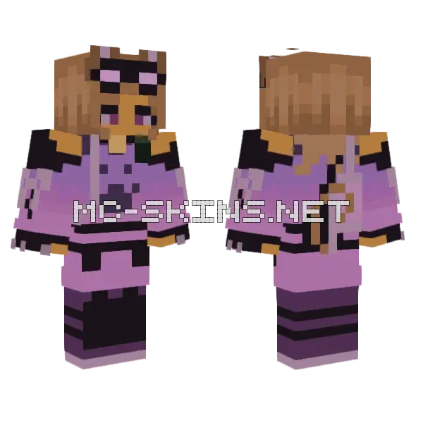 Mimi Visionary Squad Minecraft skin, front and back