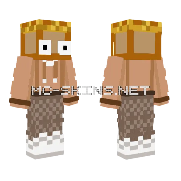 Mimics01 Skin Minecraft skin, front and back