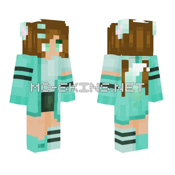 Mina S Outfit Minecraft skin, front and back