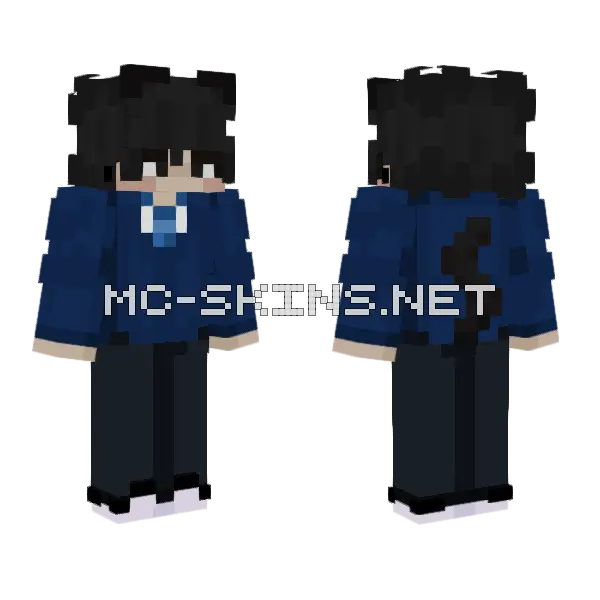 Minato Seishun Minecraft skin, front and back