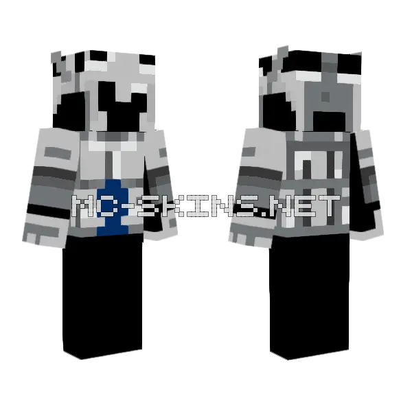 Minecraft Dungeons 2 Minecraft skin, front and back