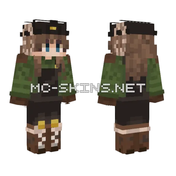 Miner Skin Minecraft skin, front and back