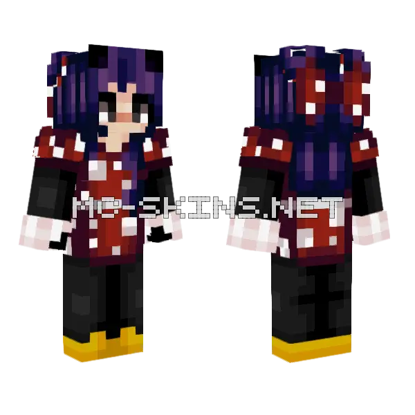 Mini Mouse Contest Entry Minecraft skin, front and back