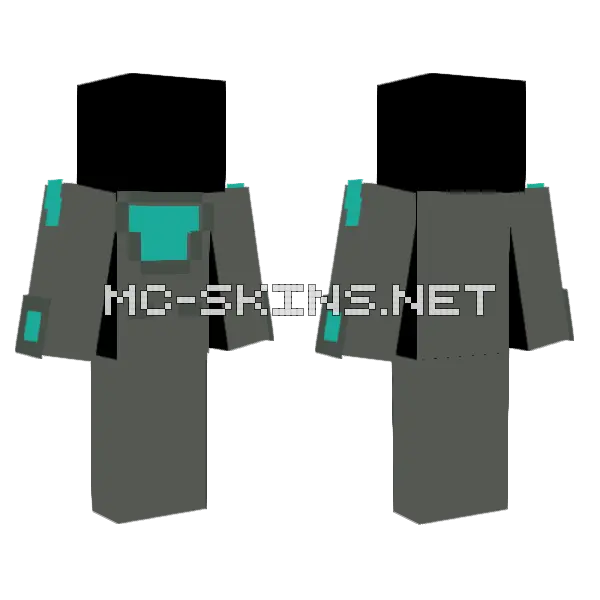 Mini P.E.K.K.A Minecraft skin, front and back