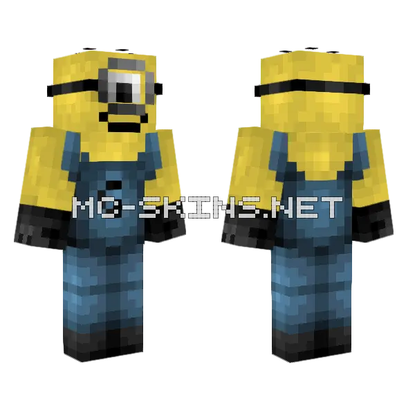 Minion Skin Minecraft skin, front and back