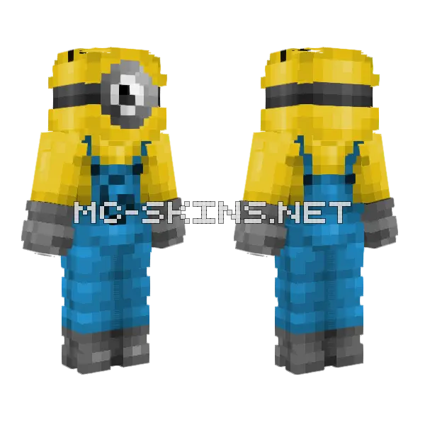 Minion Skin Minecraft skin, front and back