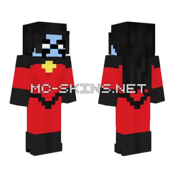 Minn Erva Minecraft skin, front and back