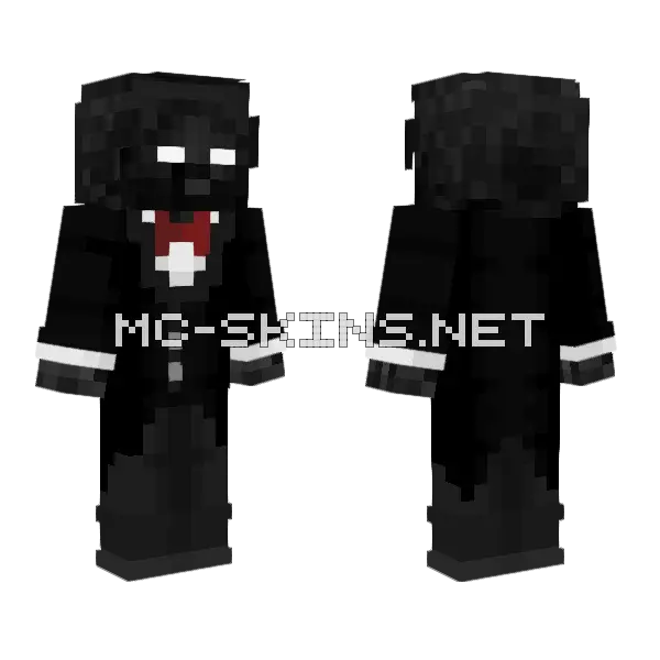 Minutetech Suit Minecraft skin, front and back