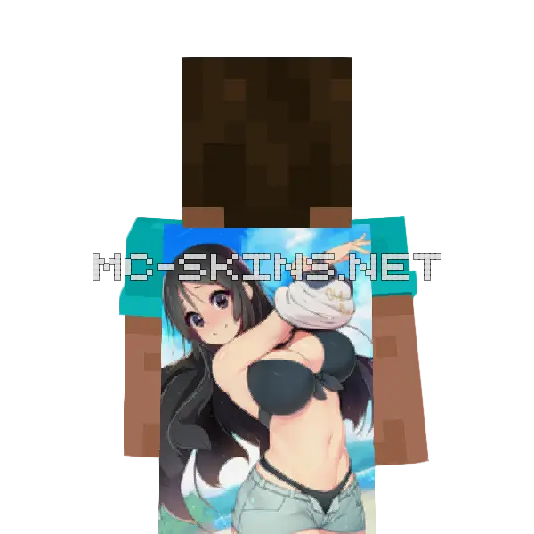 Mio Akiyama Bikini cape, outside and lining