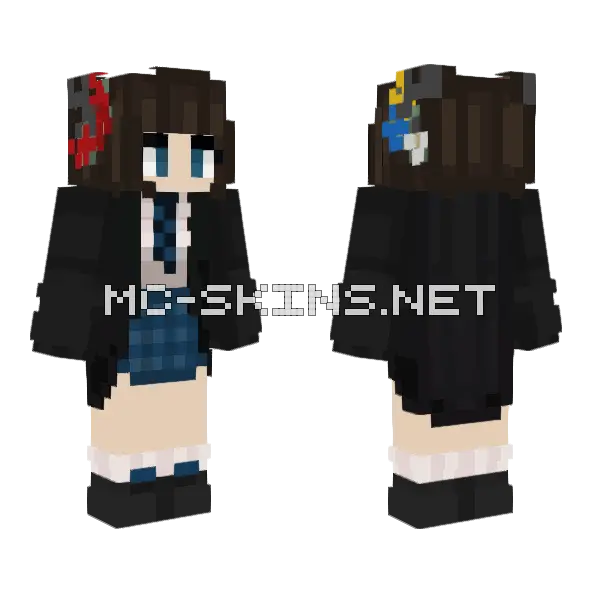 Miri 2 Minecraft skin, front and back