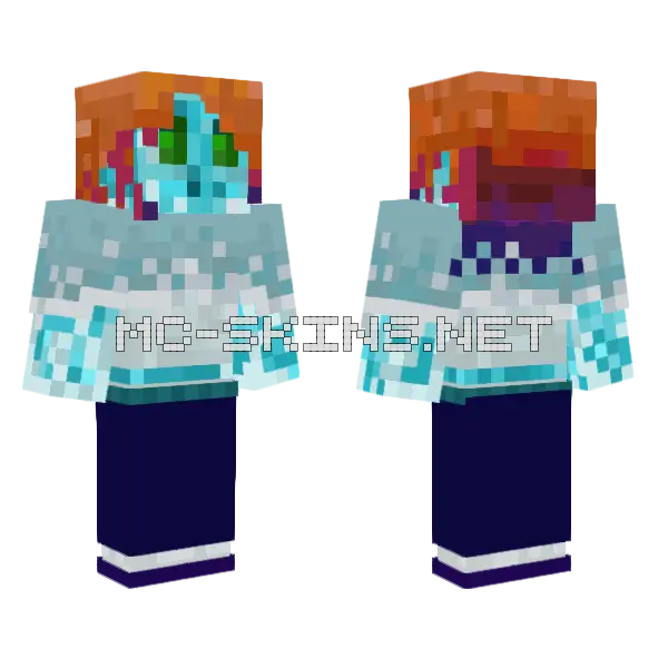 Mirod Minecraft skin, front and back