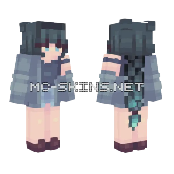 Mirror Sfa75 Ff Minecraft skin, front and back