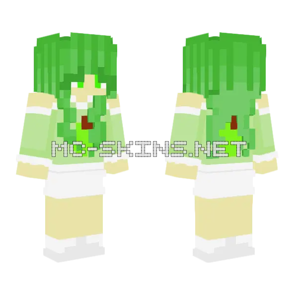Misel Ijo Minecraft skin, front and back