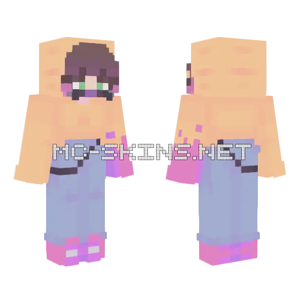 Miss Maia Minecraft skin, front and back