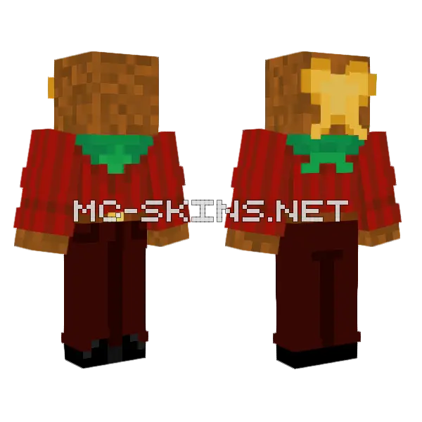 Missa Pasta Minecraft skin, front and back