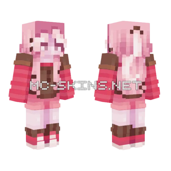 Missing Pieces Puzzle Skin Minecraft skin, front and back