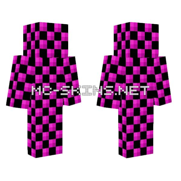 Missing Texture Minecraft skin, front and back